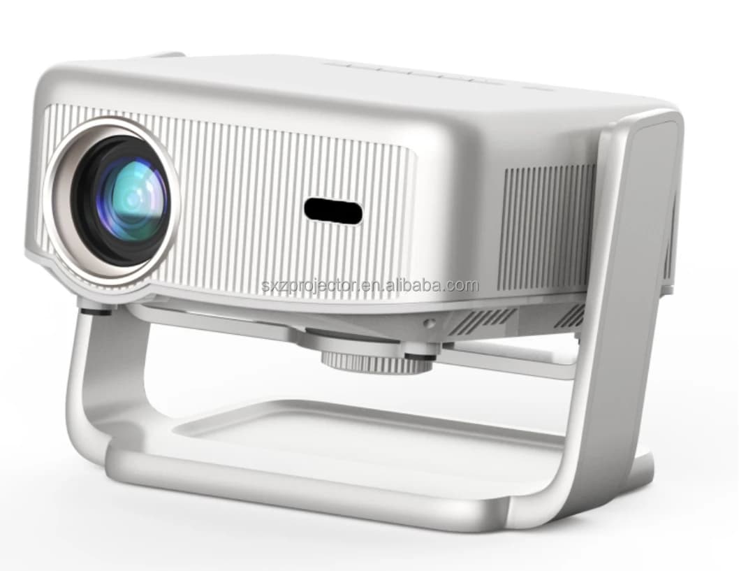 Portable Mini Electric Focus Projector with WiFi BT Tripod Full HD 720P Supported 1080P Movie Playback