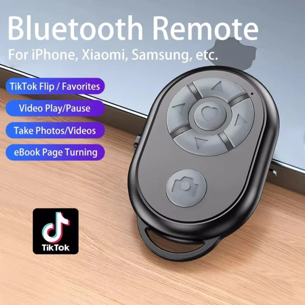 Telecomando Bluetooth per iPhone Xiaomi IOS Telefono Android Mini telecomando universale Selfie Stick Controller per fotocamera Bluetooth