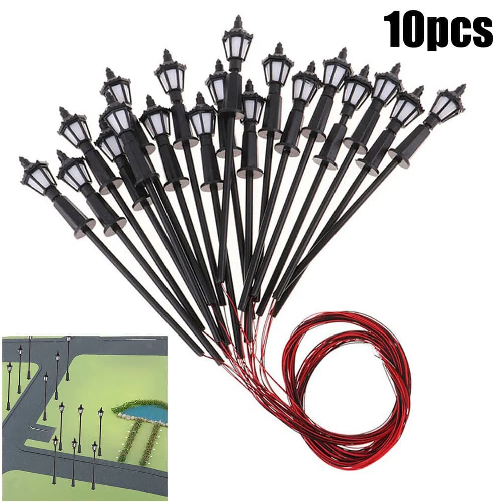 10 pcs LED DIY LED lamp model H0 TT 00 3V garden decoration light lighting plastic sand table that supports landscape