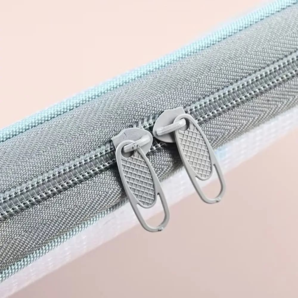 Borsa per smistamento Borsa per carta di prova A4 Borsa per documenti trasparente multifunzionale di grande capacità Borsa per cartelle di file con cerniera in PVC Compiti a casa