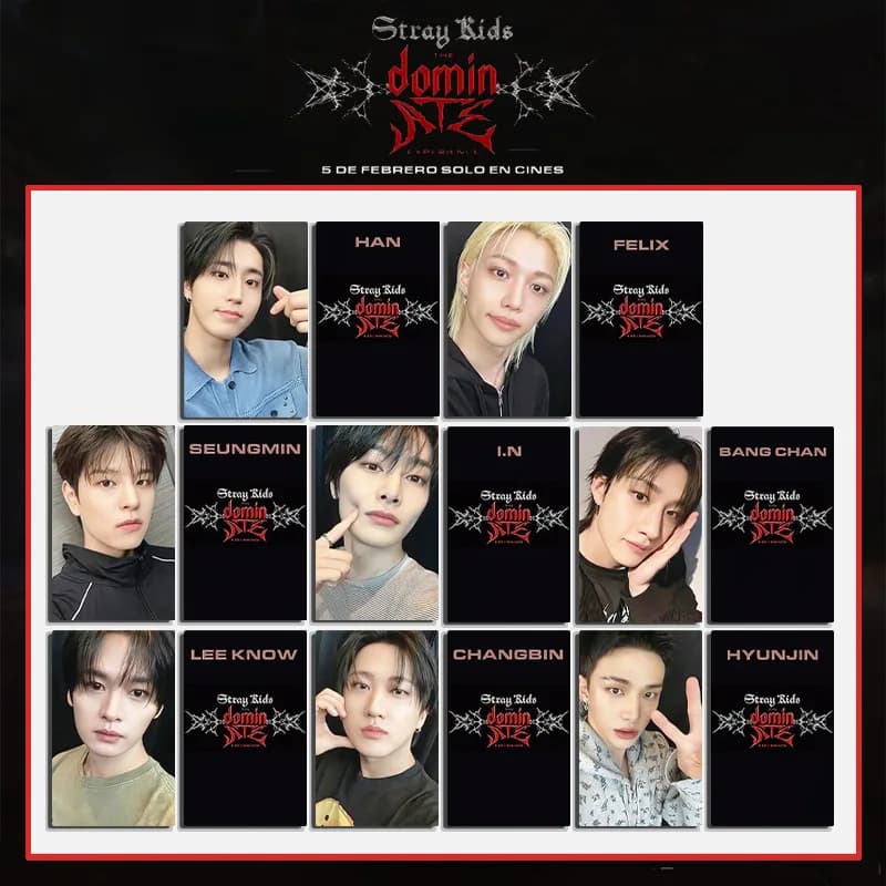Stray Kids Movie K-Pop Boy Band Little Carter - Carta Classica, Carta Casuale, Carta da Collezione, Merchandising