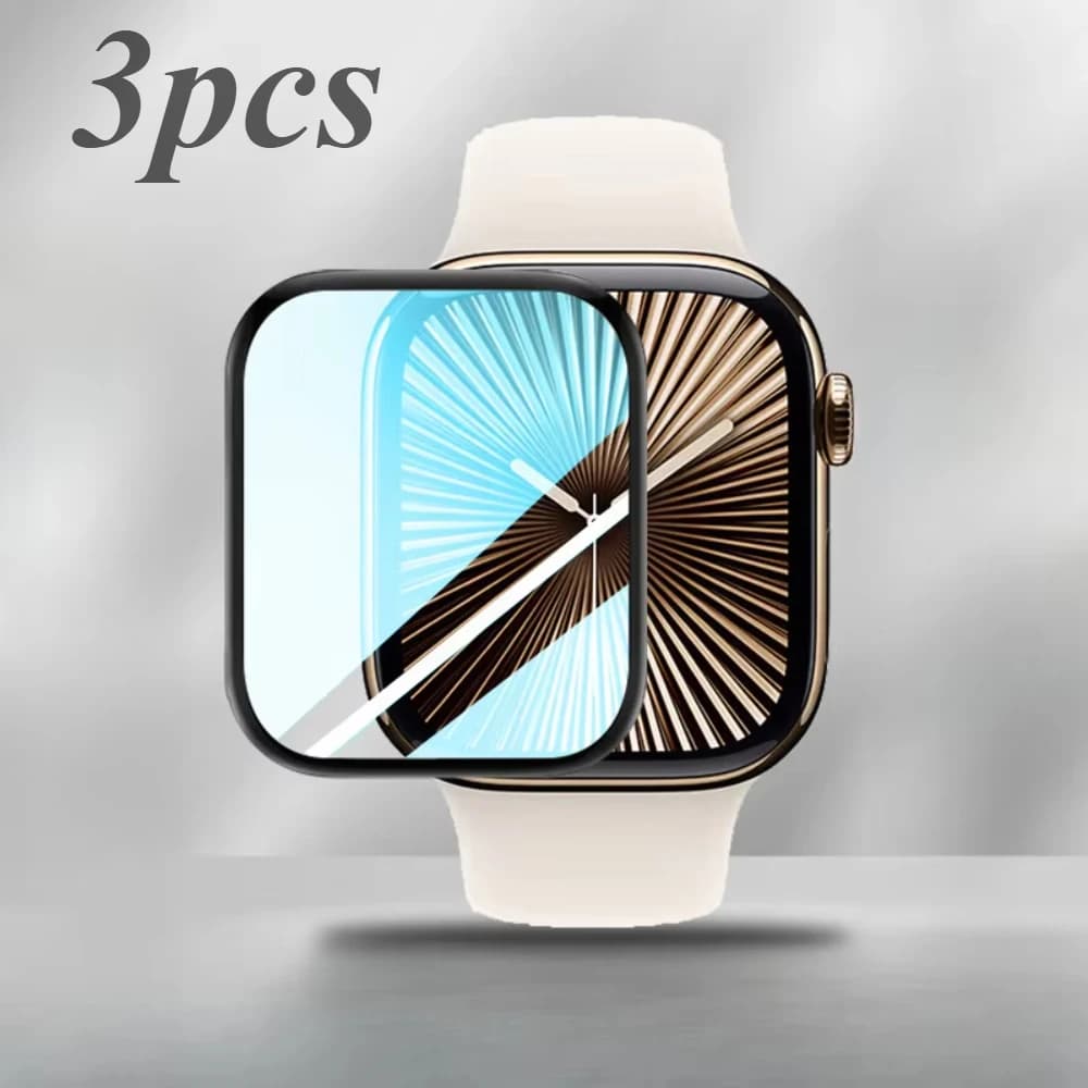 Pellicola protettiva in vetro per Apple Watch 11 10 46mm 42mm, pellicola morbida in idrogel per iWatch Ultra 49mm 9 8 7 6 5 SE 45mm 41mm 44mm 40mm