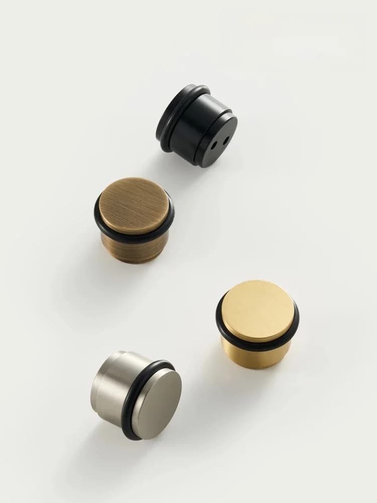 ADEAOutdoor Plain Door Stopper Matte Gold Antique Bronze Nickel Brass Sturdy New Structure for Indoor And Bathroom Use
