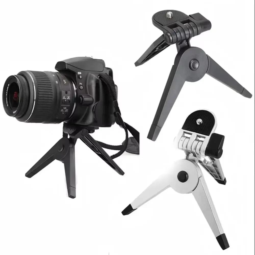 Treppiede Universale Pieghevole Portatile Mini Durevole per Fotocamere SLR Canon/Nikon/Sony
