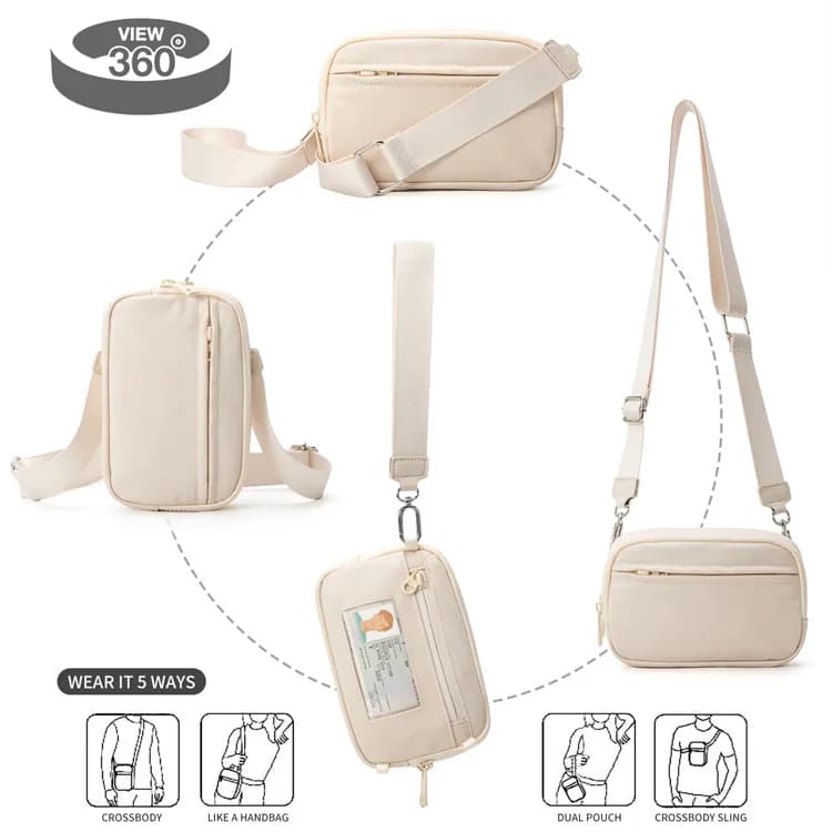Unisex Shoulder Bag, Versatile Baby Carrier, Light Lulu Style for Travel, Gym and Hiking