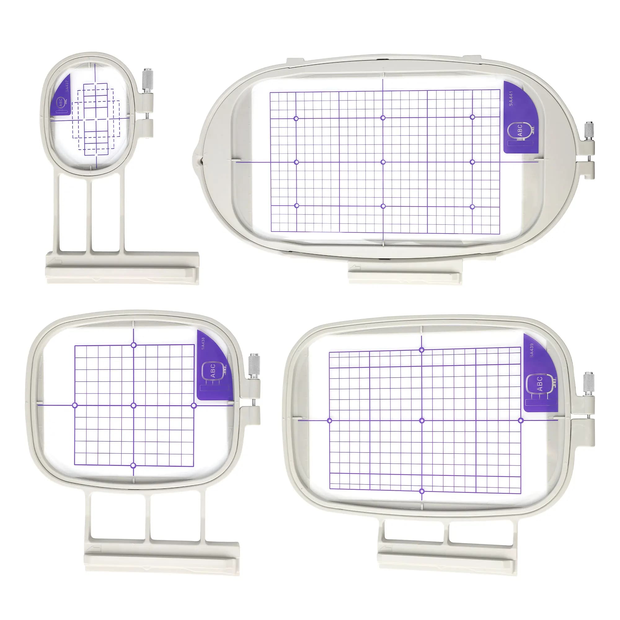 4in1-B Embroidery Hoop for Brother I Ie V3 V7 NQ1600E NQ1400E Innovis Babylock Sewing Machine Hoop SA437 SA438 SA440 SA439 SA441