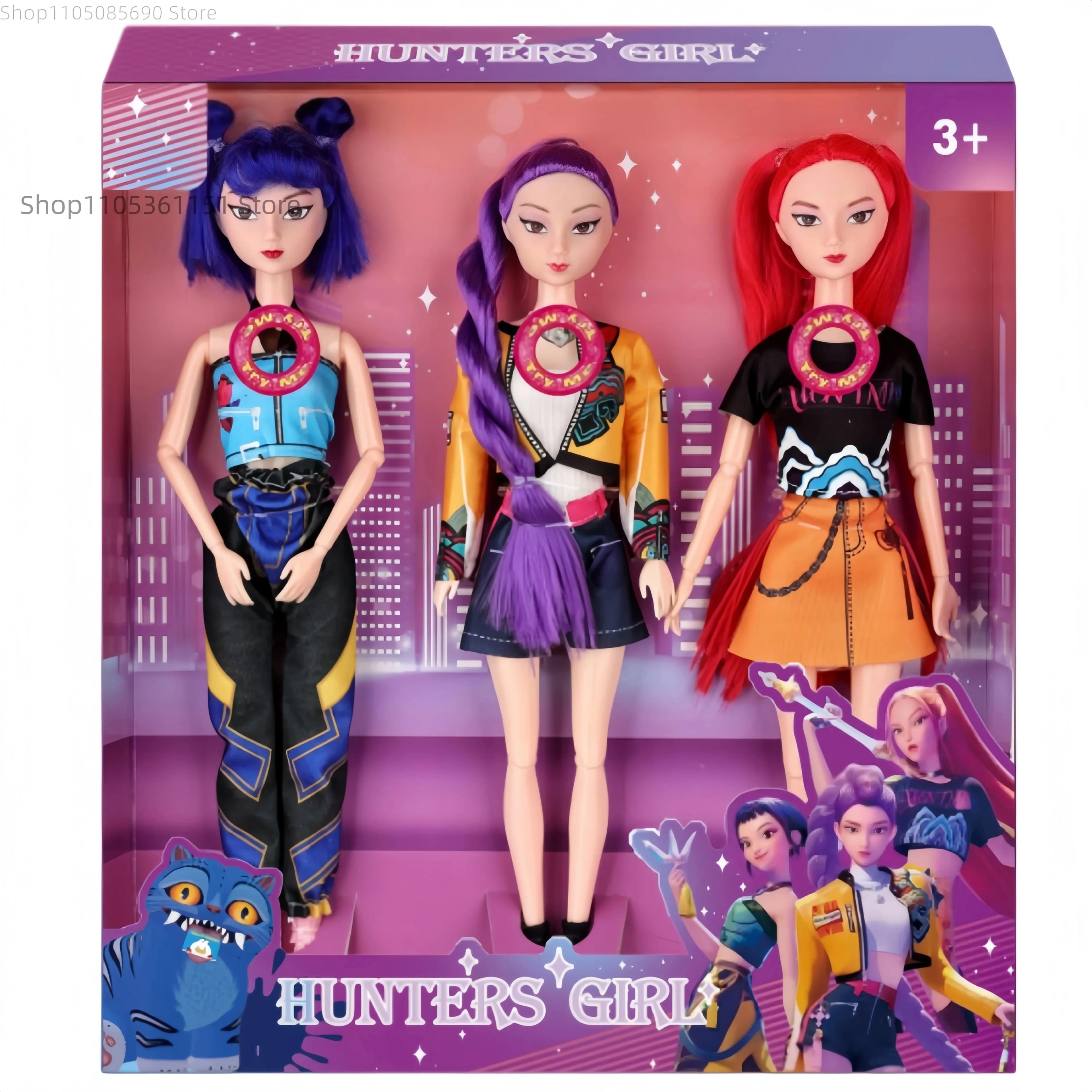 Nuove Bambole Kpop Demon Hunters Rumi Mira Zoey con Tema Musicale, Bambola Cosplay Dorata, Regalo Carino per Compleanno Bambini