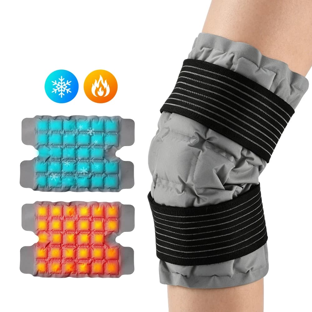 Ginocchiere Autoassorbenti con Impacco di Ghiaccio, Grandi Impacchi di Ghiaccio Riutilizzabili per Ginocchia, Impacchi Caldi, Ginocchiere Riscaldate, Ginocchiere Sportive