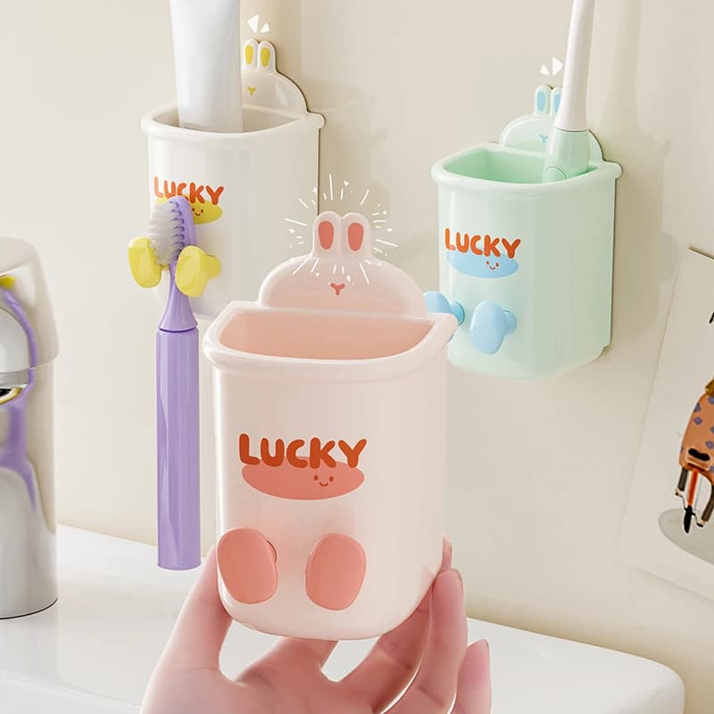 Nice cartoon holder for wall toothbrush storage box for electric toothbrush for bathroom brush