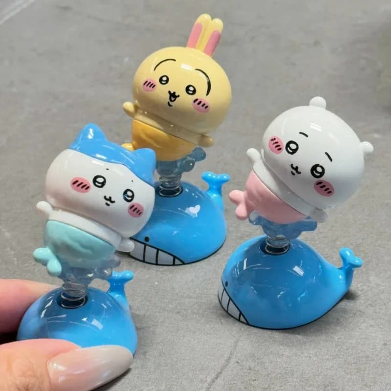 【In Stock 】Genuine Chiikawa Usagi Mermaid Cute Bean Blind Box Shake Fun Play Doll Desktop Car Ornament Figure Model Toy Gift