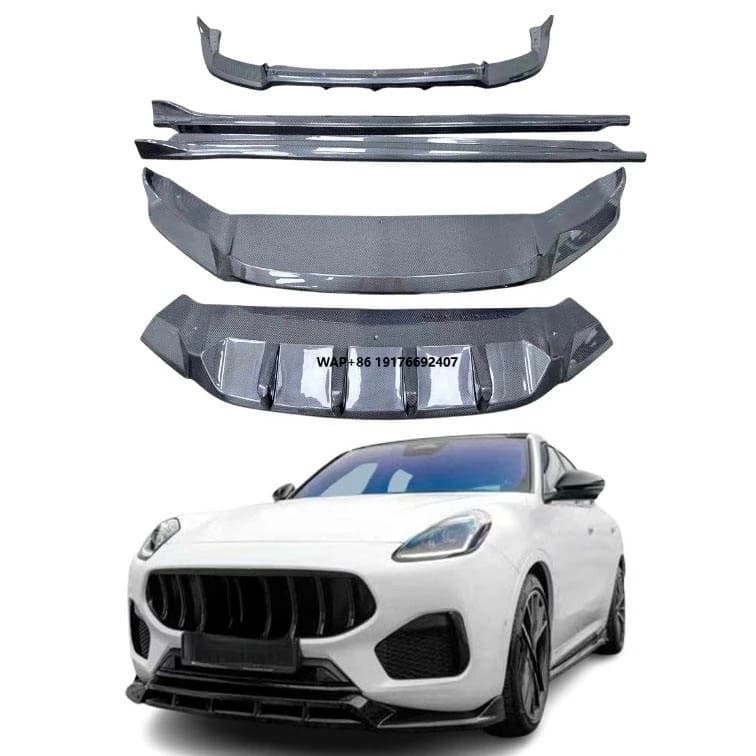 Carbon Fiber Full Body Kit for Grecale (2022-2025) - Front Lip/Side Skirts/Rear Diffuser/Spoiler/Top Wing/Bumper