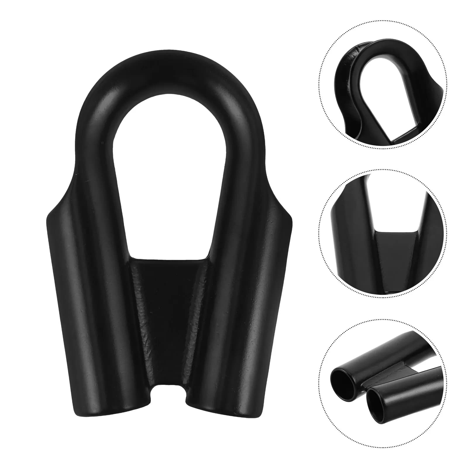 Stainless Steel Wire Rope Thimble 10Mm Tubular Heart-Shaped Eye Splice Protector for Marine Boat Rigging Lifting Crane Hardware