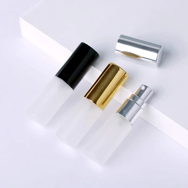 5ml Clear Thin Glass Perfume Bottle Spray Atomizer Empty Sample Vials Refillable Mini Sprayer Flacon Storage Accessories 2023