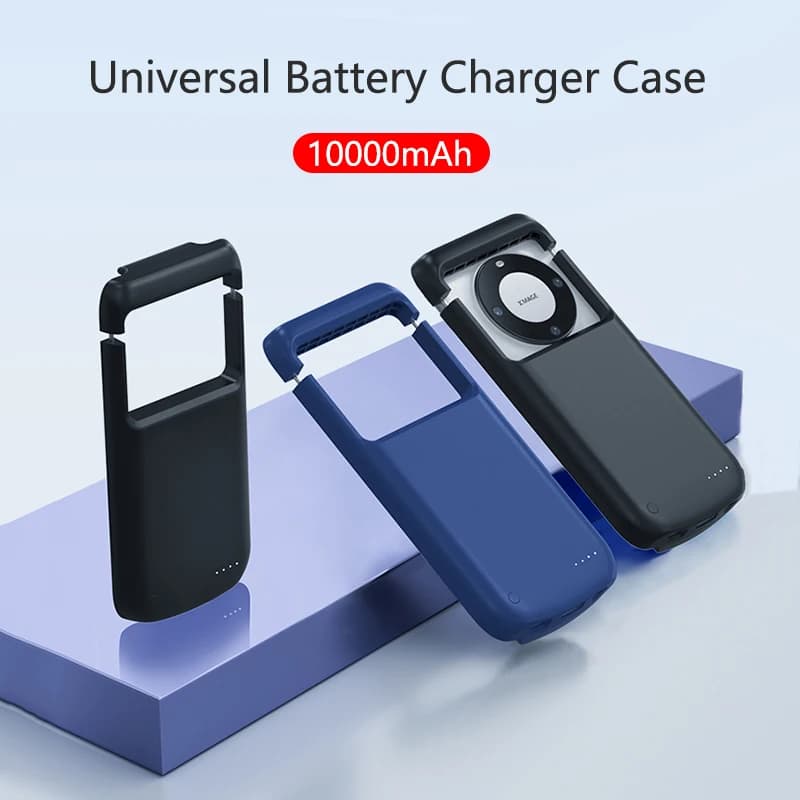 Custodia universale per caricabatteria da 10000 mAh per Samsung S23 Huawei P50 Xiaomi OPPO Custodia di ricarica per batteria esterna per iPhone