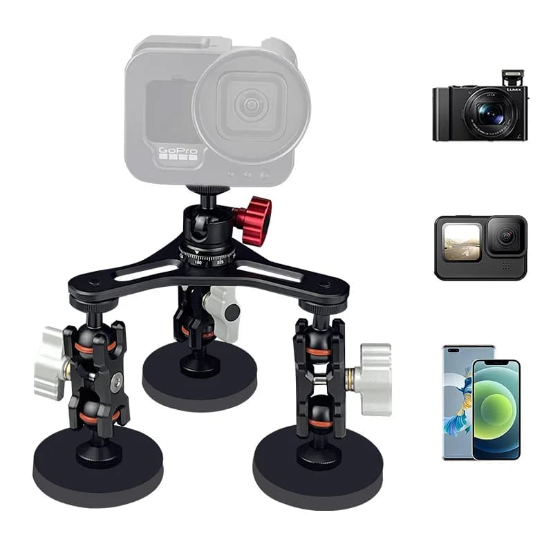 High Quality Magnetic Car Mount Bracket for Action Cameras