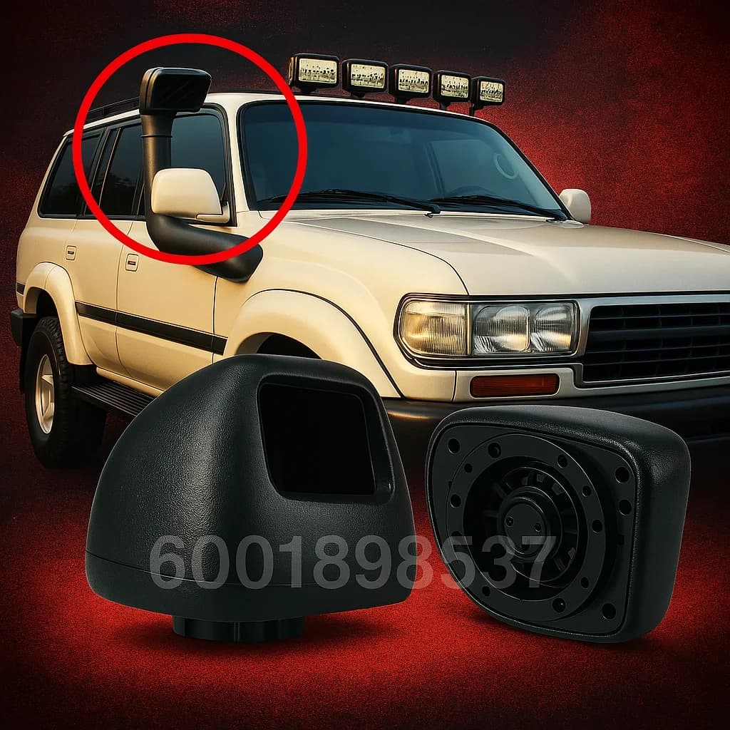 DUKE4WD Car Accessories 3.0" 3.5" Car Universal Snorkel Head Air Ram Snorkel Kit Head Square Mushroom Head for all model