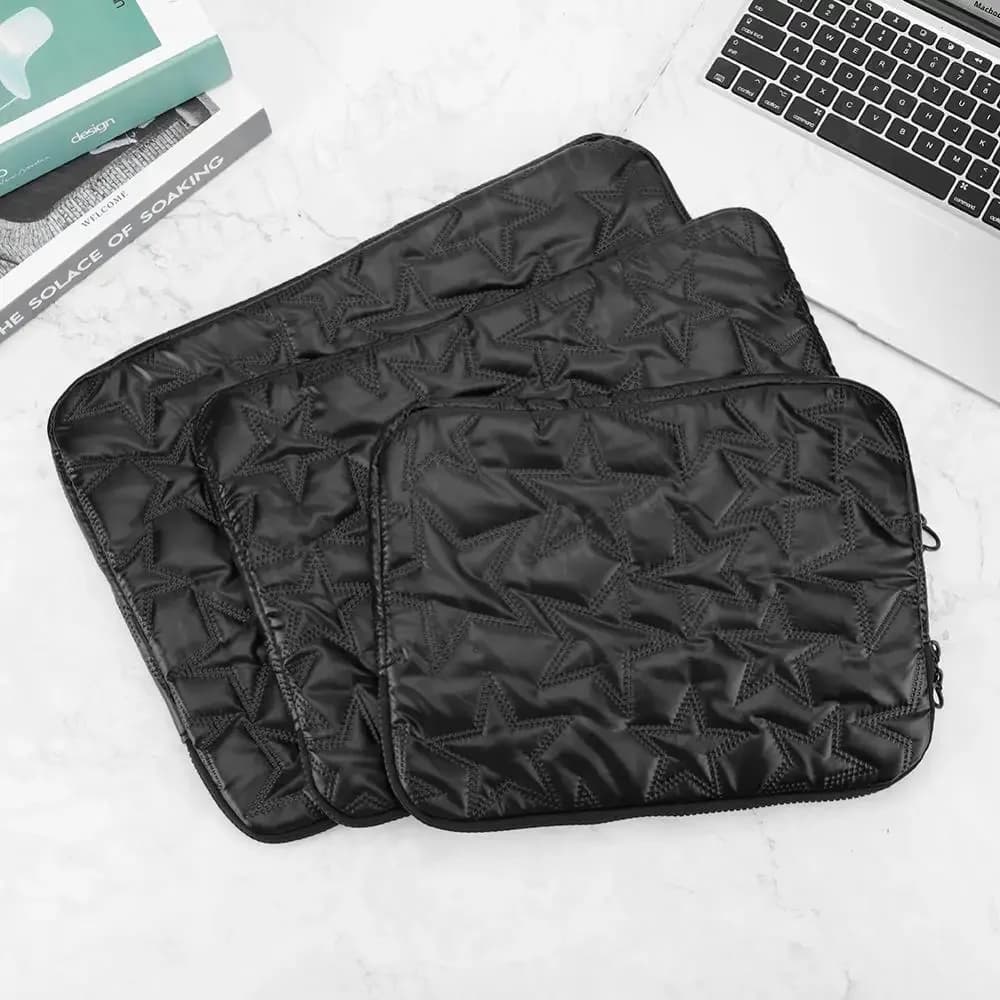 Custodia Protettiva per Laptop con Motivo a Stelle alla Moda, Borsa per Computer Stile Coreano, Simpatica Custodia per Notebook/Tablet da 11/13/15 Pollici