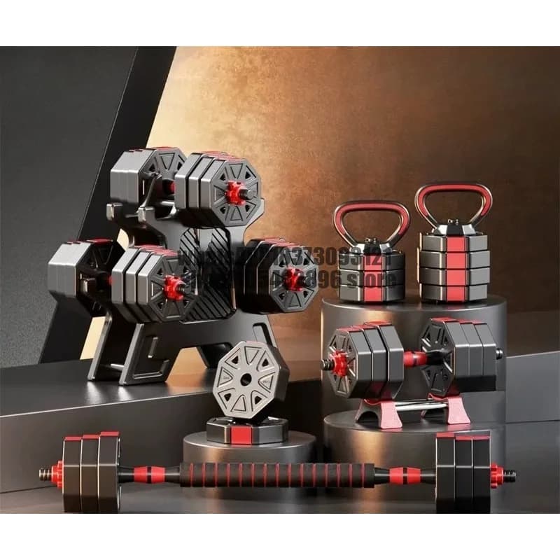 Dumbbells, Dormitory, Fitness Exercise Equipment Adjustable Weight, Barbell Kettlebell Exercise