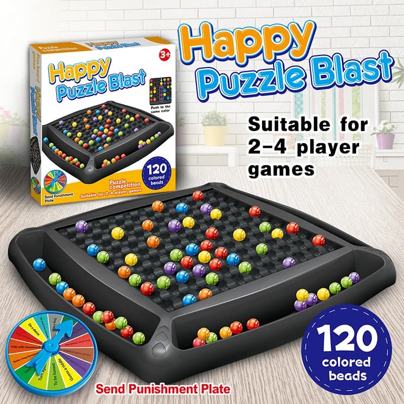 Geometric Puzzle Rainbow Matching Toy Fun Elimination Game Memory Training Logic Thinking Multiplayer Tabletop Game with Punishment Board