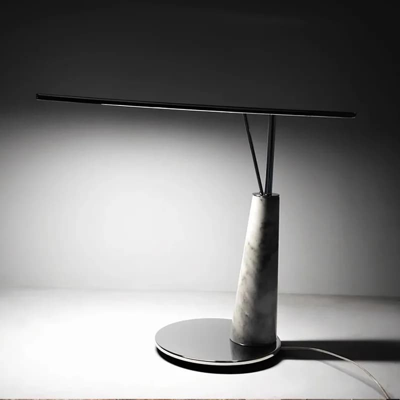 Lampada da scrivania in marmo, lampada da comodino per studio in camera da letto