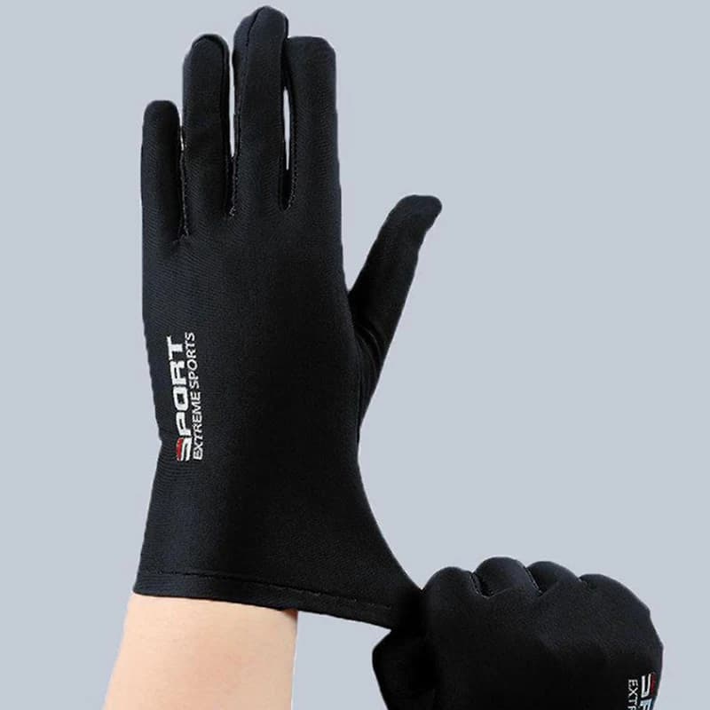 Guanti estivi uomo Ice Silk Sun Proction guanti da guida guanti da pesca guanti da ciclismo traspiranti guanti da trekking con dita intere