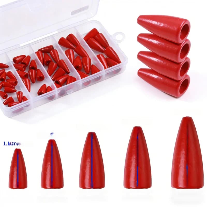 3.5-15g long-distance fishing rains, Multipurpose cable fishing accessories, Spinning fishing essential tool, 50 pack