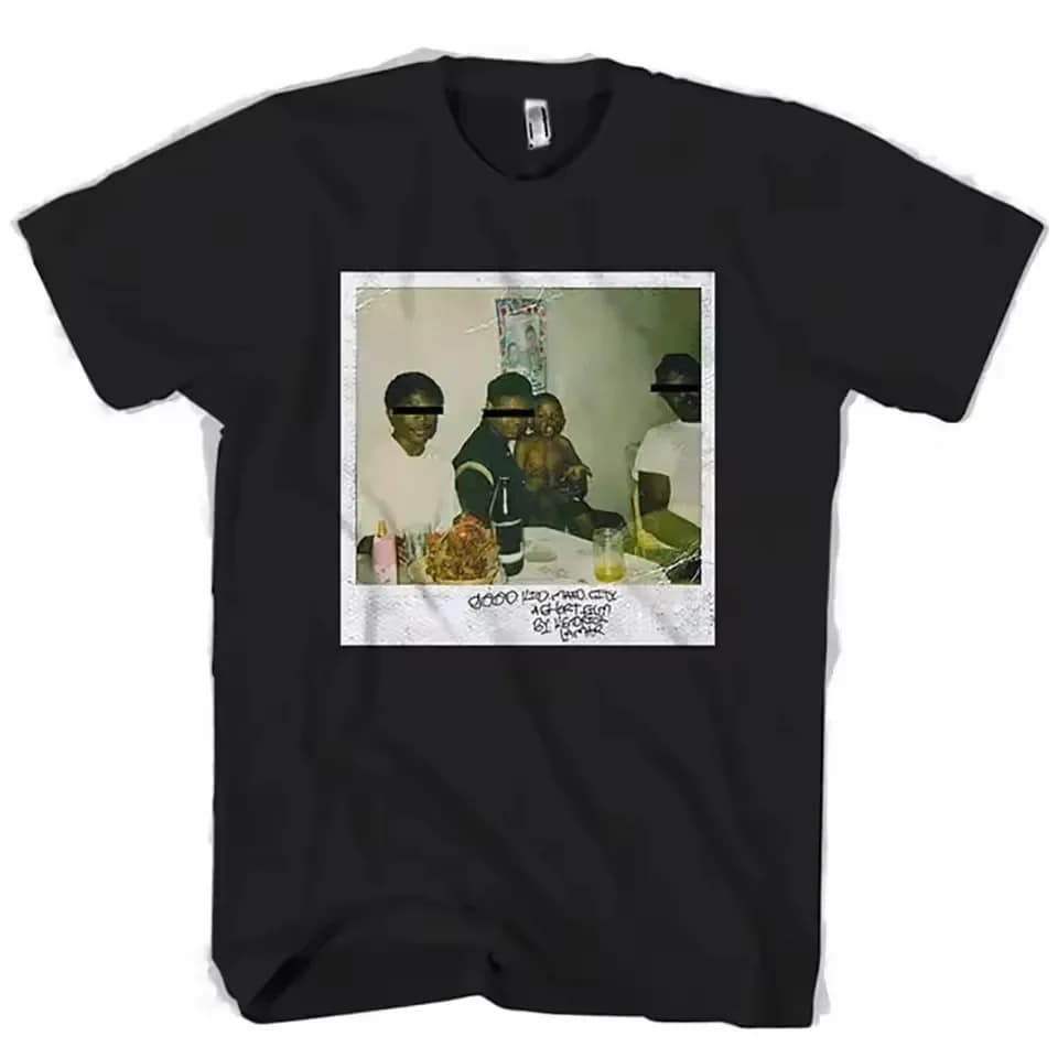 T-shirt Kendrick Lamar da donna, stile Harajuku, a maniche corte, casual, abbigliamento streetwear, top estetici