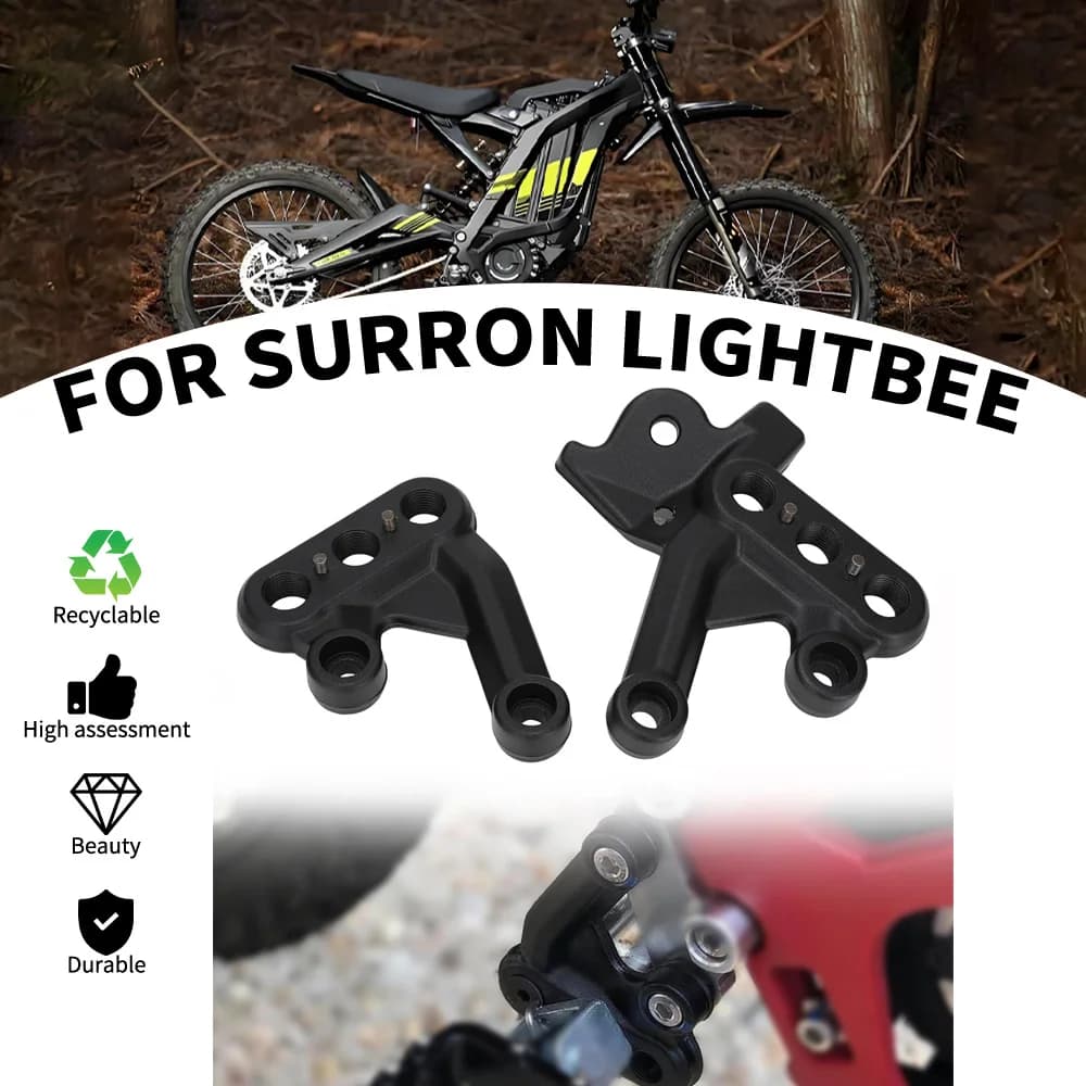 Moto Pedals Kit Goccia Bici Da Dirt Elettrica Per Surron SUR-RON Light Bee Lightbee XS Motocross Parts Aluminium Off-Road