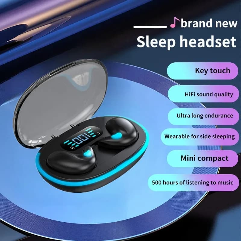 Nuovo originale X55 Wireless Sleep auricolare riduzione del rumore auricolare invisibile auricolare per dormire cuffie sportive Bluetooth auricolari
