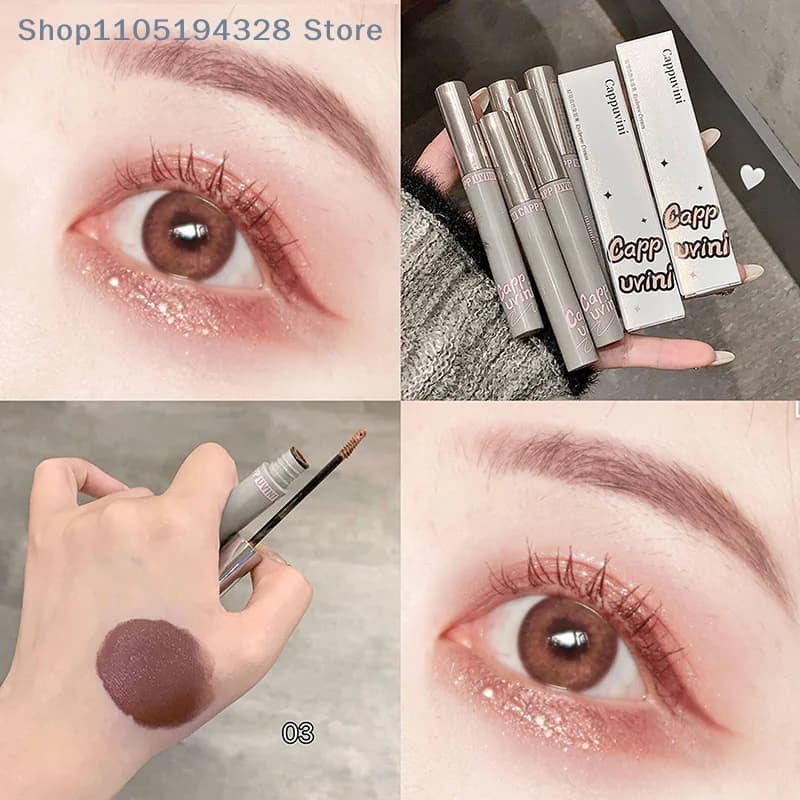 [MP] 1Pc Cappuvini Natural Brown Eyebrow Coloring Gel Long Lifetime Raincoat Mascara Eyebrow Enhancer Cream Cheat Cosmetic Eyes