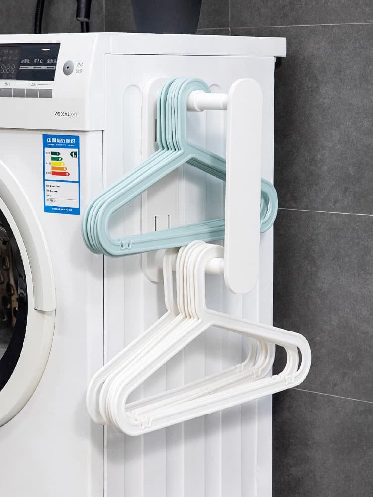 Appendiabiti Multifunzione con Clip, Organizzatore per Balcone, Gancio in Plastica per Asciugare Vestiti, Strumento per l'Organizzazione Domestica