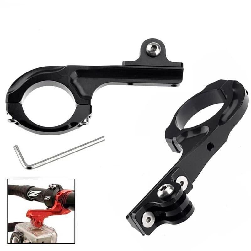 Supporto per selfie stick/monopiede da moto/bicicletta per manubrio, compatibile con Insta360 X5 X3 X4 GoPro Hero 13 12 11 10 9 8 e accessori DJI