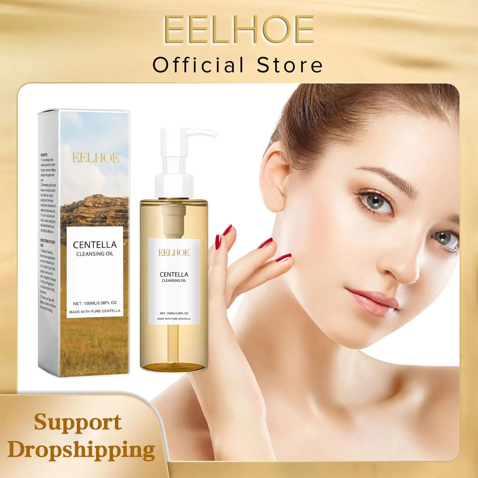 Centella Oil Detergent Strucking Face Hydrating Face Refreshing Cleansing Centella Asiatica Extract Vitamin And Oil For Skin