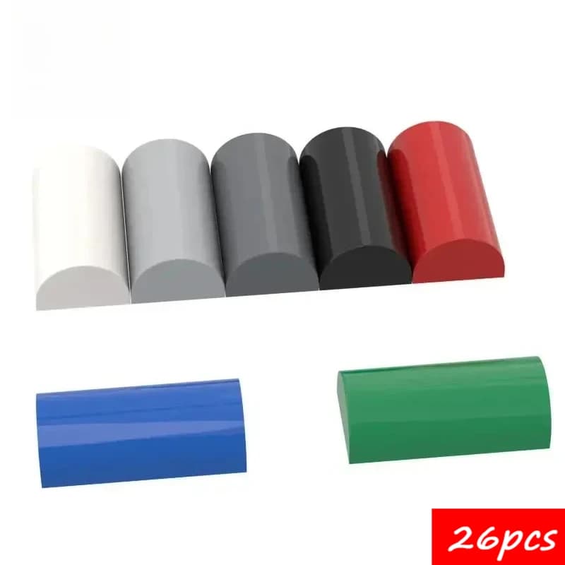 26PCS Assembles 6192 2x4 Arch Brick Ldd6192 Brick Building Block Replaceable Parts Toys Children