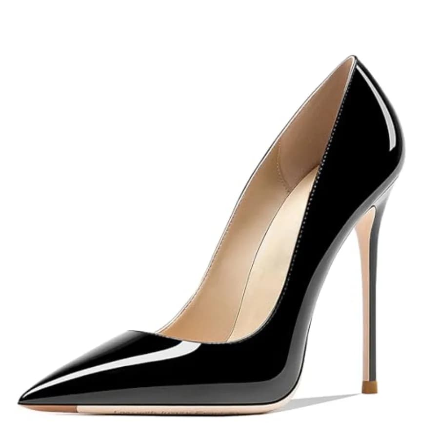 Scarpe da Donna con Tacco a Spillo e Punta Affusolata, Tacco Alto 4 Pollici, Scarpe Eleganti per Feste, Matrimoni e Banchetti