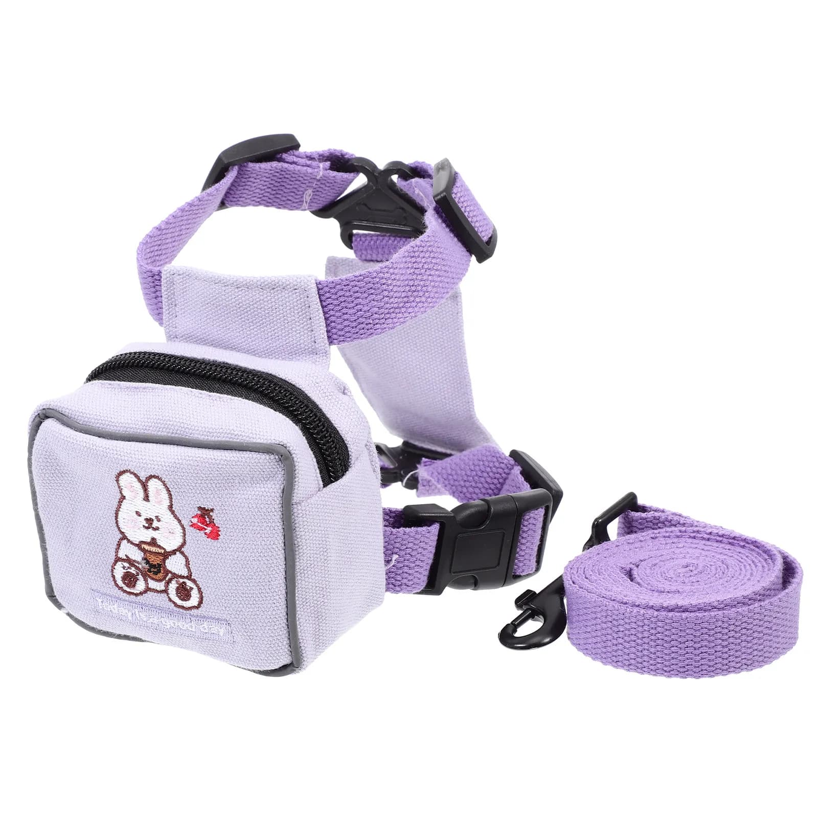 Zaino Imbracatura per Cani di Piccola e Media Taglia, Zaino con Guinzaglio Lungo per Gatti da Esterno, Imbracatura per Animali Domestici Stile Gilet Regolabile