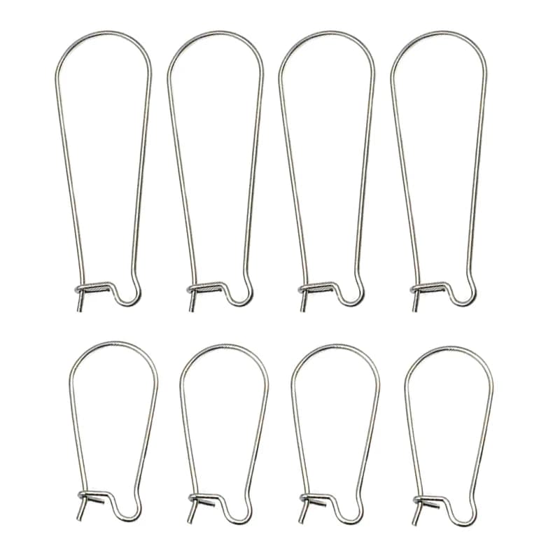 100pcs Stainless Steel Waterproof French Ear Wire Earrings Hooks for Diy Jewelry Making Findings Supplies Materrial wholesalers
