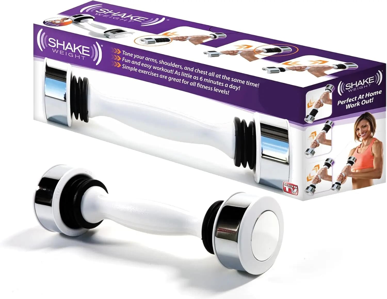 Shake Weight Tone for Women - 2.5lb Muscle Toning Dumbbell to Sculpt Your Arms, Shoulders & Chest All at The Same Time - Exercis