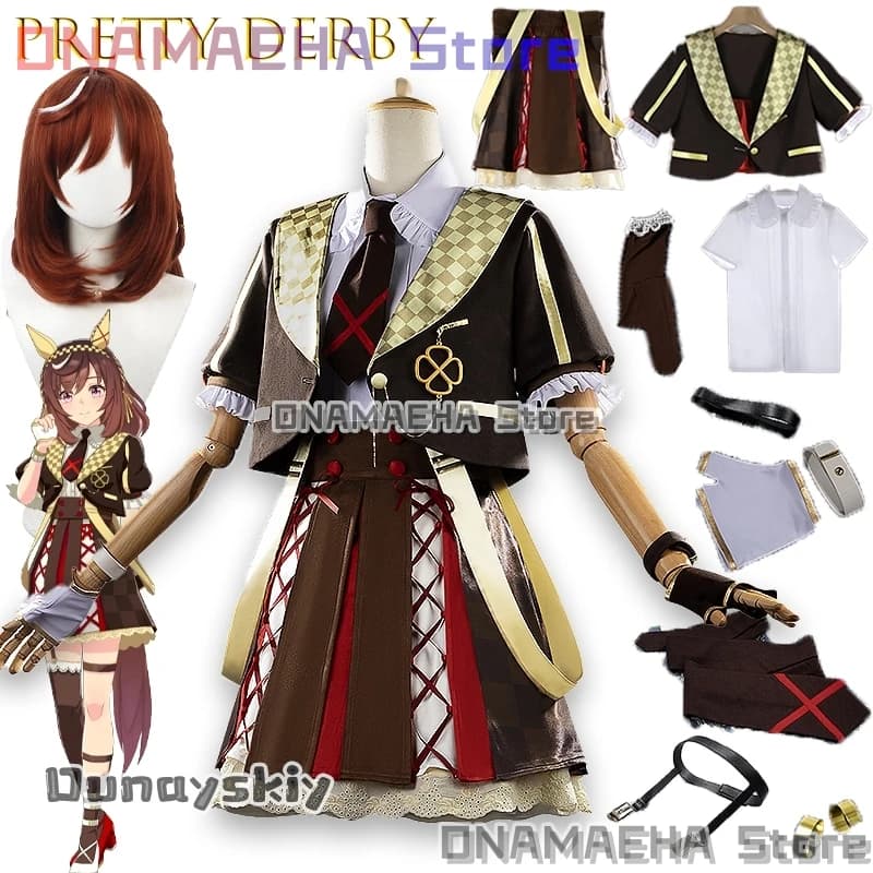 ONAMAEHA@Pretty Derby Buena Vista Win Or Lose Costume Cosplay per Halloween Festa di Natale Ragazza Buena Vista Gioco di ruolo Uniforme