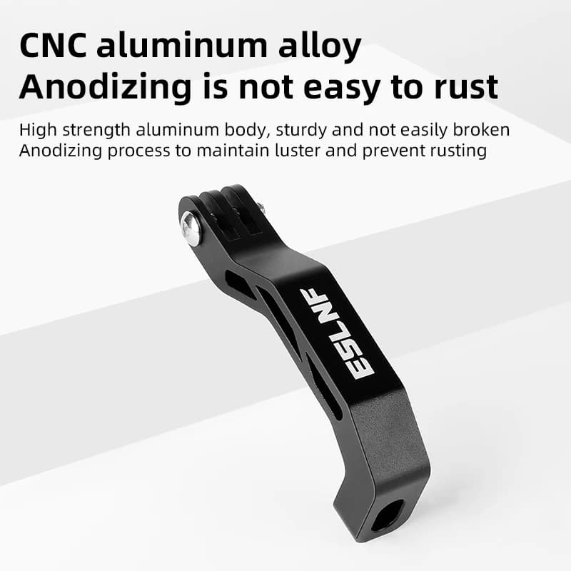 ESLNF Light Support for Foldable Bicycle Lamp Support for Aluminum Alloy Multifunctional Lamp Bracket for Action Camera Bicycle Accessories