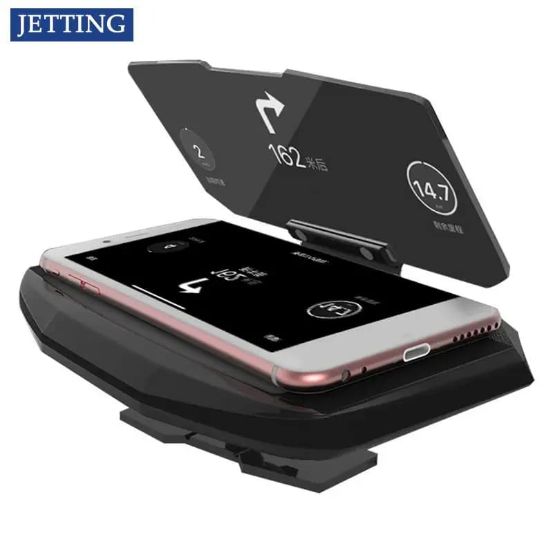 Hot 1pc staffa per auto HUD Head Up Display di navigazione telefono supporto per smartphone supporto per proiettore GPS pannello di riflessione