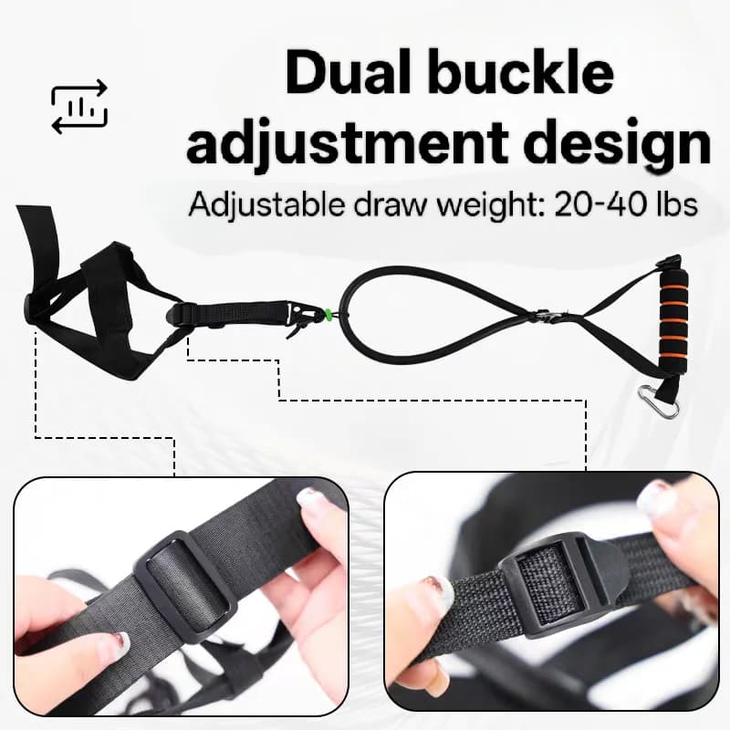 1pcs Back Tension Trainer for Archery - Release Aid Practice Tool for Compound Bow Recurve Bow Exceriser Strength Trainer