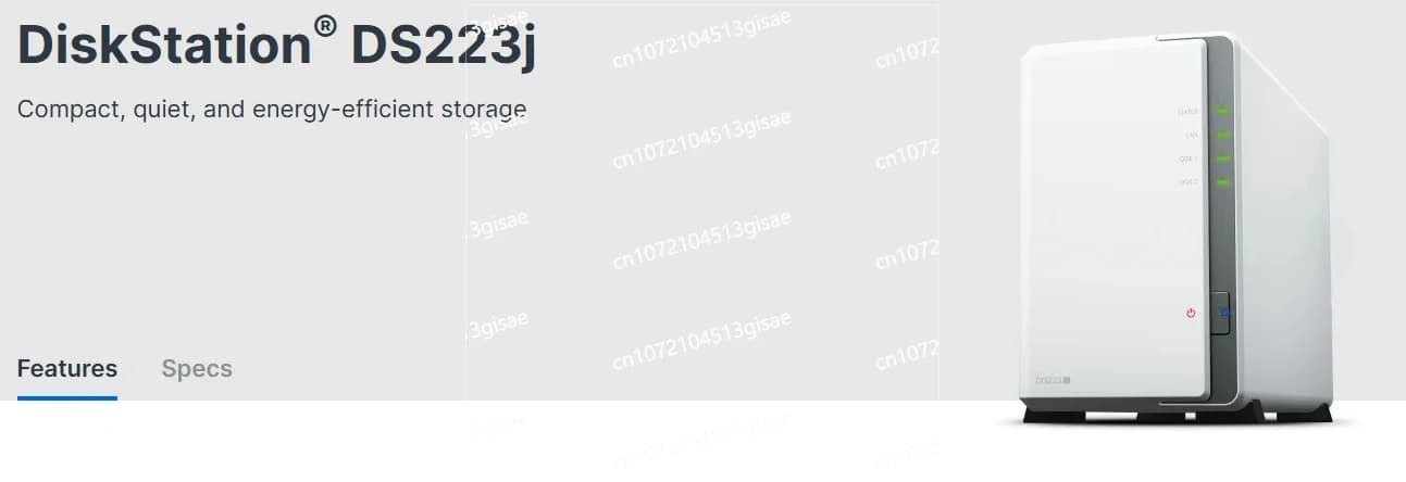 Server NAS per archiviazione su disco rigido da 1 GB con supporto SATA 6 Gb/s per tecnologie RAID 1 e 1 GbE con memoria senza disco.