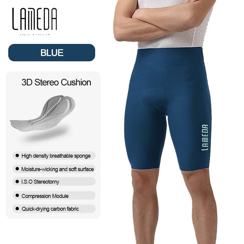 Lameda Pantaloncini da ciclismo da uomo Comodi pantaloncini da bicicletta con assorbimento degli urti Abbigliamento da ciclismo estivo da uomo Pantaloni da bici per uomo