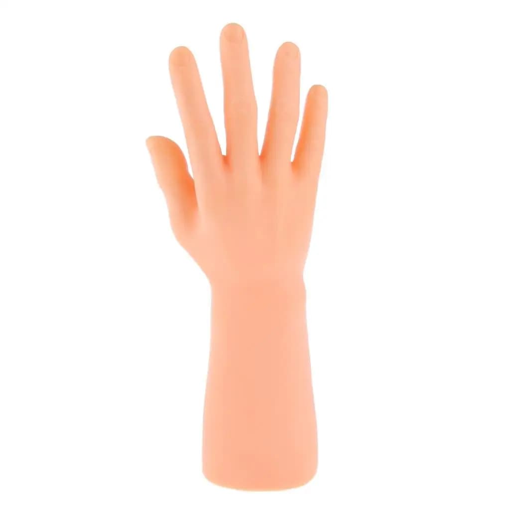 Mannequin Hand Display Grey Plastic Realistic Male Model for Presenting Bracelets Rings Watches