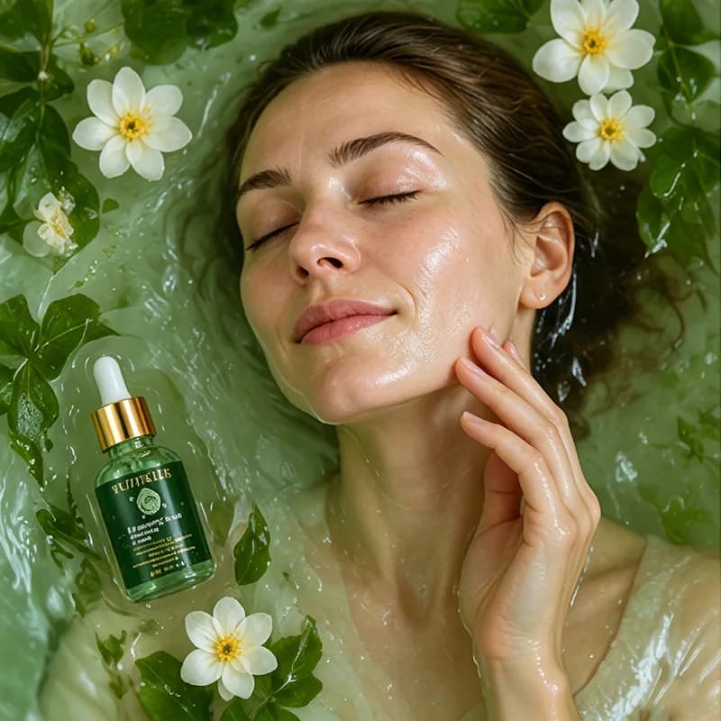 Moisturizing Vitamin C & Hyaluronic Acid Serum 30ml Bright Dull Complexion Enhance Elasticity Smooth Dry Fine Lines Face Serum