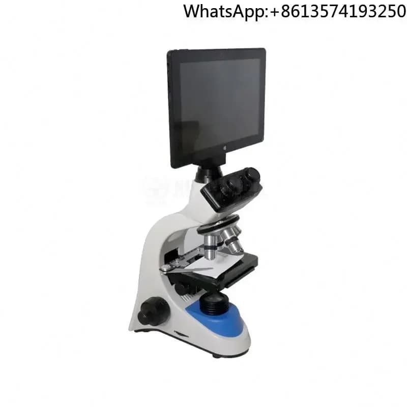 Microscopio Biologico Ottico Avanzato per Laboratorio, Microscopio Biologico a Fluorescenza, Materiali Opzionali: metallo, acrilico
