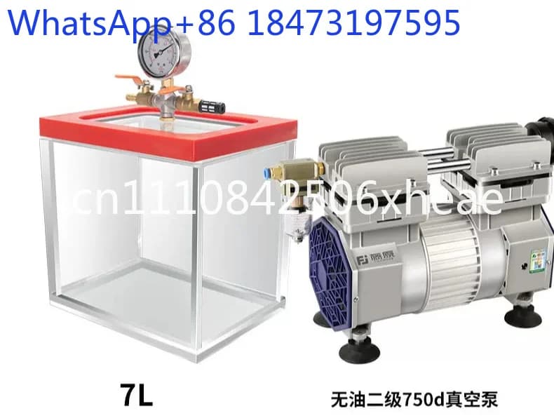 Contenitore sottovuoto trasparente in plexiglass acrilico, scatola per estrazione aria, secchio sigillato antischiuma, contenitore a pressione negativa