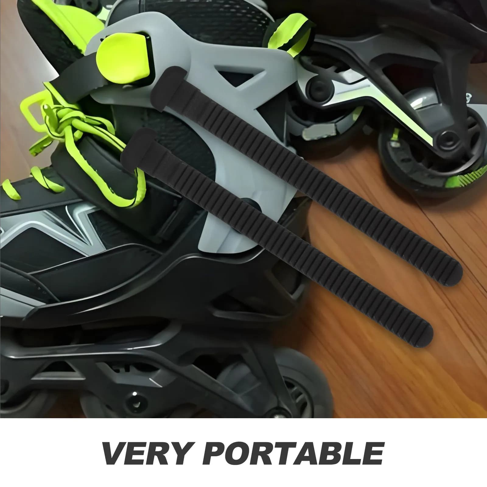 6Pcs Roller Skate Buckle Strap Adjustable Ladder Strap Replacement Secure Fit Snowboard Binding Upgrade Ties 5.3x0.9 Inch