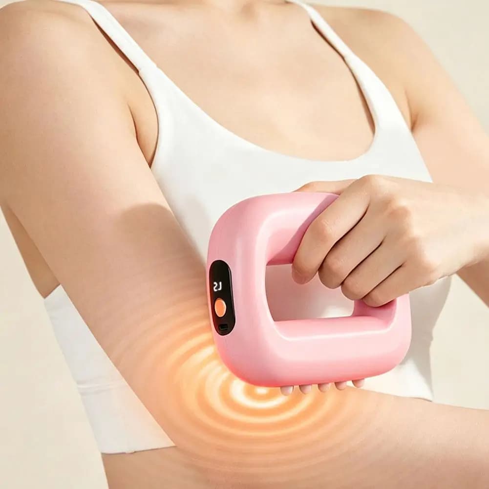 Full-Body Fascia Ring Multifunctional Deep Tissue Massage Gun Vibration Fascial Ring Massage Ring for Home Gym Use